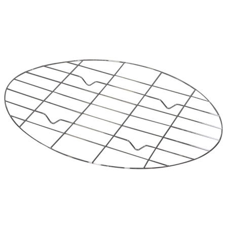 Σχάρα μεταλλική ασημί No42 36.5x26.5x1.3εκ Sidirela E-4536