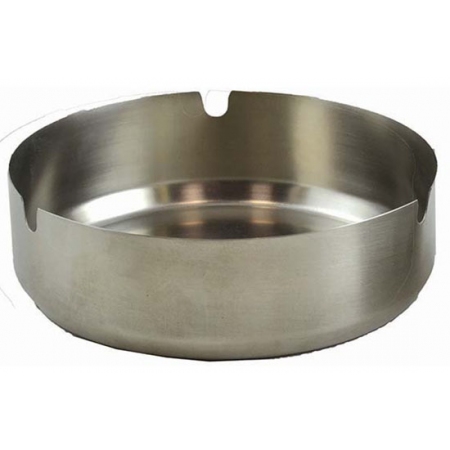 Σταχτοδοχείο ανοξείδωτο ασημί 10x3εκ Sidirela E-1133