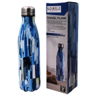 Μπουκάλι θερμός ανοξείδωτο Travel Blue dream 500ml Sidirela E-4609