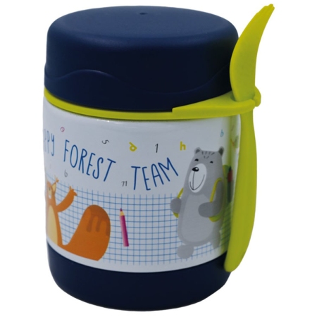 Φαγητοδοχείο θερμός ανοξείδωτο Forest 300ml 8.5x11.5εκ Sidirela E-1103