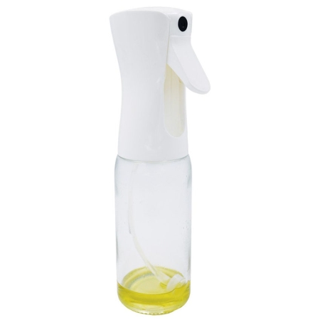 Σπρέϋ λαδιού γυάλινο διάφανο-λευκό 200ml Sidirela E-4559