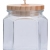 Βάζο αποθήκευσης γυάλινο με ξύλινο πώμα 750ml Sidirela E-3686