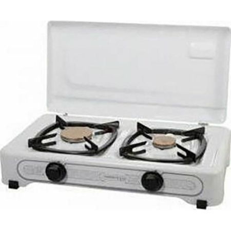 Επιτραπέζια εστία 2 θέσεων λευκή Pn23 Thermogas Pitsos