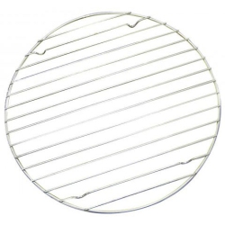 Σχάρα μεταλλική στρογγυλή ασημί No36 34x1.5εκ Venus 78232