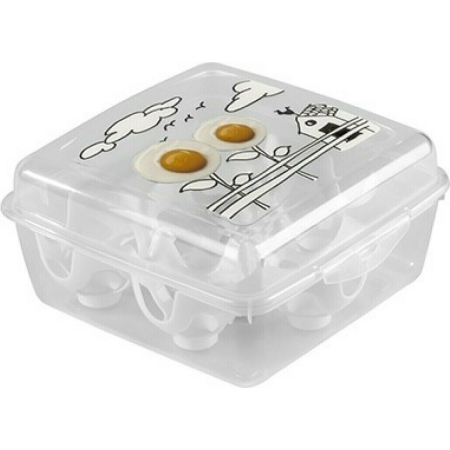 Αυγοθήκη πλαστική 6 θέσεων 14.5x15x7.5εκ Venus 14460