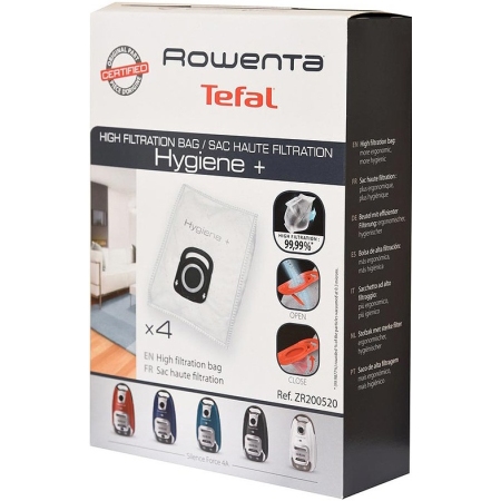 Σακούλες Σκούπας 4τμχ Hygiene+ Rowenta ZR200520 Original