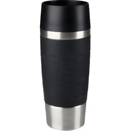 Κούπα ταξιδίου ανοξείδωτη σιλικόνης μαύρο 500ml Tefal K30812