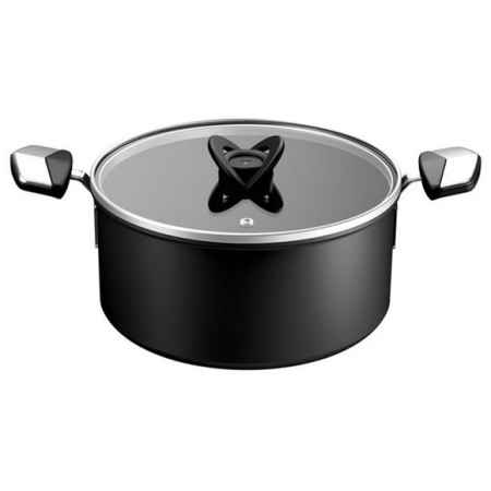 Χύτρα αντικολλητική Excellence Black 24εκ Tefal G32046