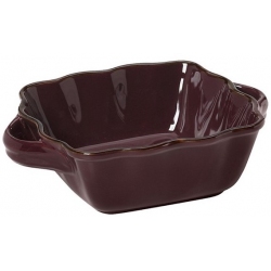 Πυρίμαχο πορσελάνης τετράγωνο 25εκ Γκρι Espiel GAO410