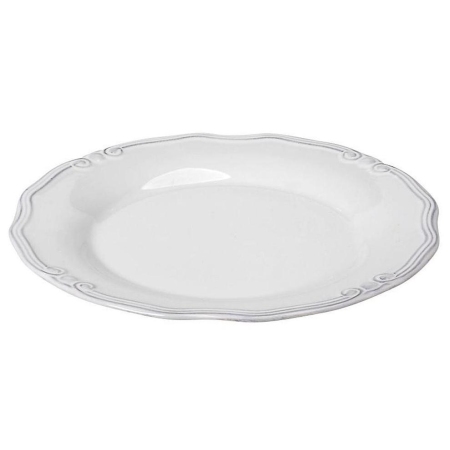 Πιάτο ρηχό λευκό 27x2εκ Tiffany Espiel RSW101K6