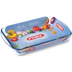 Ταψί πυρίμαχο γυάλινο ορθογώνιο 40x26εκ 239 Pyrex 323900