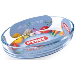 Ραβιέρα πυρίμαχη γυάλινη οβάλ 21x13εκ Pyrex 322100