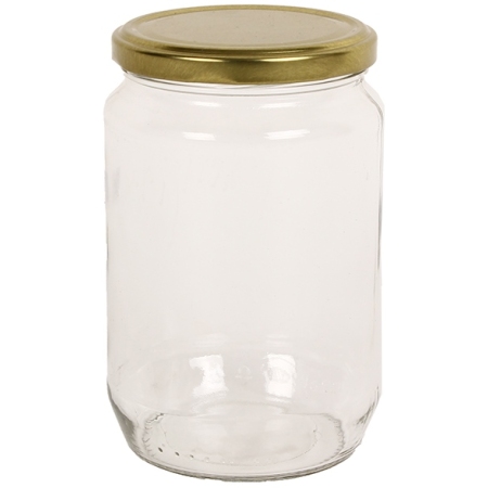 Βάζο τροφίμων με μεταλλικό καπάκι 720ml Uniglass 22147