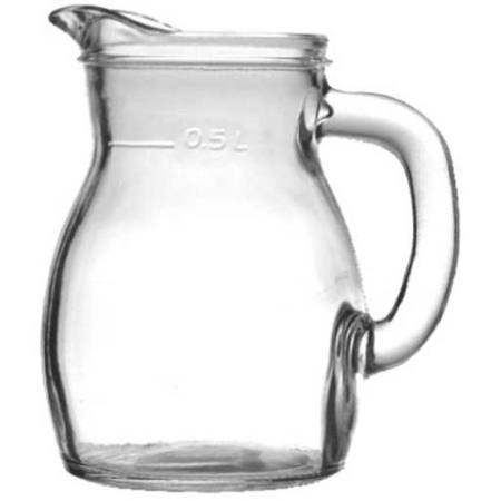 Κανάτα γυάλινη Bistrot 500ml Uniglass 39011