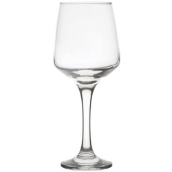 Ποτήρια κρασιού σετ 12 τεμαχίων γυάλινα διάφανο King 280cc Uniglass 94512