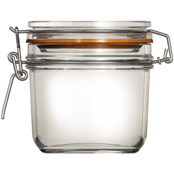 Βάζο γυάλινο με έλασμα Econ 350ml Uniglass 22503