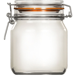 Βάζο γυάλινο με έλασμα Econ 750ml Uniglass 22505