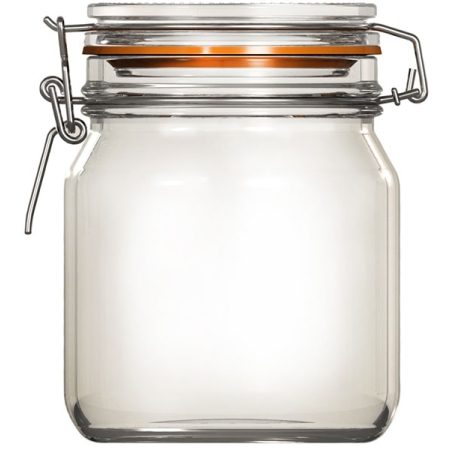 Βάζο γυάλινο με έλασμα Econ 750ml Uniglass 22505