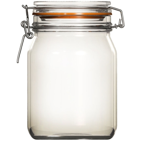 Βάζο γυάλινο με έλασμα Econ 1000ml Uniglass 22506