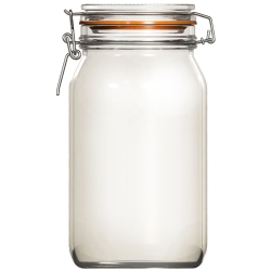 Βάζο γυάλινο με έλασμα Econ 1500ml Uniglass 22507