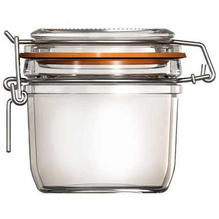 Βάζο γυάλινο με έλασμα Econ 200ml Uniglass 22502