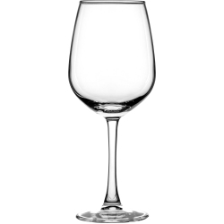 Ποτήρια κρασιού σετ 6 τεμαχίων γυάλινα διάφανο Elixir 360cc Uniglass 94526G