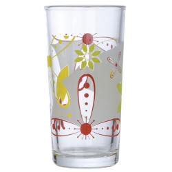 Ποτήρια νερού σετ 6 τεμαχίων γυάλινα Chile Flowers 255cc Uniglass 51021D34