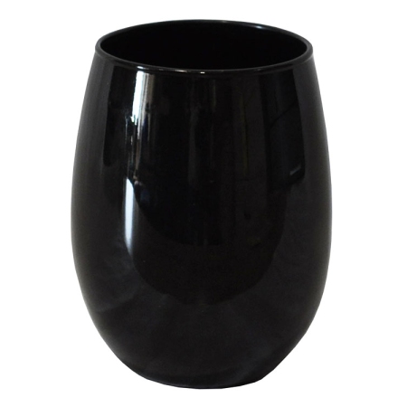 Ποτήρια ουίσκι σετ 12 τεμαχίων γυάλινα μαύρο Queen 465cc Uniglass 91002CF08