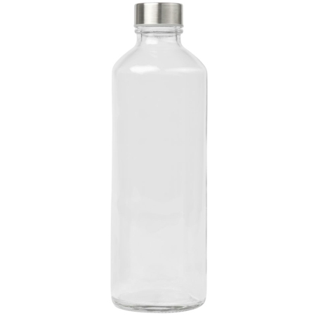 Μπουκάλι γυάλινο με βιδωτό καπάκι διάφανο 1Lt Plain Uniglass 72600C02