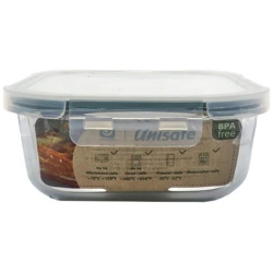 Φαγητοδοχείο γυάλινο Unisafe 500ml Uniglass 58400G