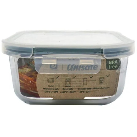 Φαγητοδοχείο γυάλινο Unisafe 2.2Lt Uniglass 58403G