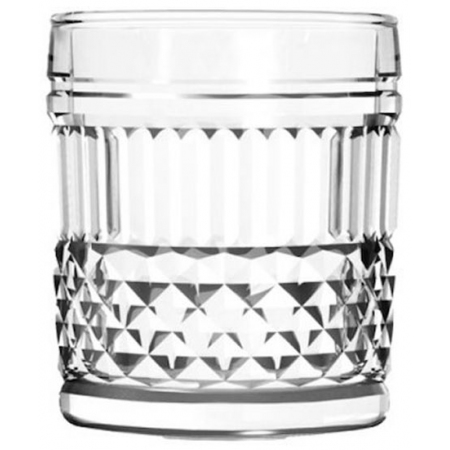 Ποτήρια ουίσκι σετ 12 τεμαχίων γυάλινα διάφανο Diamond 245cc Uniglass 33510