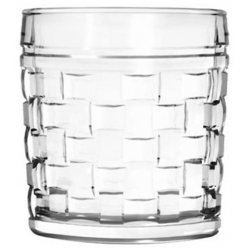 Ποτήρια ουίσκι σετ 12 τεμαχίων γυάλινα διάφανο Rattan 245cc Uniglass 33520