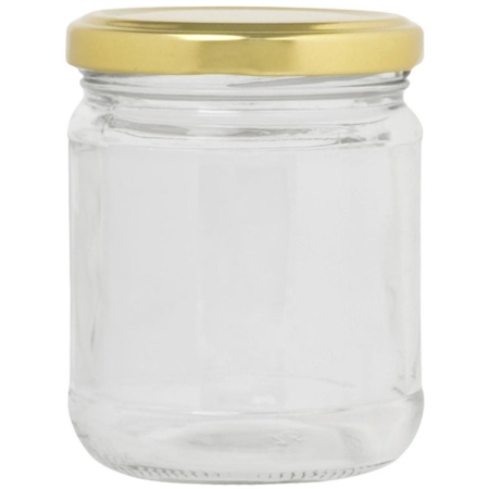 Βάζα αποθήκευσης σετ 12 τεμαχίων γυάλινα 212ml Uniglass 22212C01-SC12