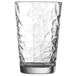 Ποτήρια νερού σετ 3 τεμαχίων γυάλινα διάφανο Texas creased 380cc Uniglass 52083-SL3B10
