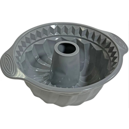 Φόρμα σιλικόνης για κέικ γκρι 28.5x24x10εκ TnS 03-950-4000