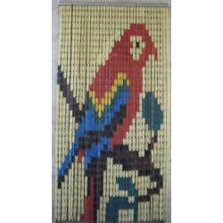 Κουρτίνα πόρτας φυλλαράκι 120x220εκ Παπαγάλος Chios Hellas ΚΟ108C