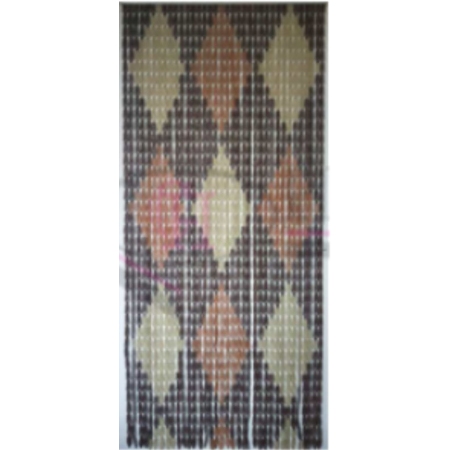 Κουρτίνα πόρτας φυλλαράκι 100x220εκ Καρώ Chios Hellas ΚΟ107G