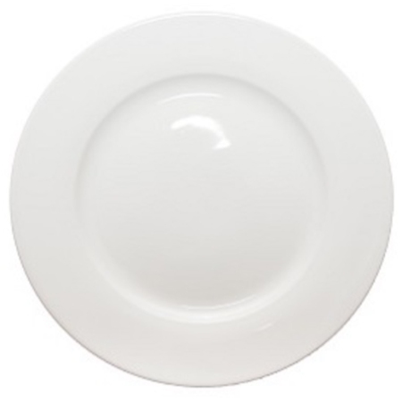 Πιάτο ρηχό πορσελάνης λευκό 24εκ Chios Hellas 32455