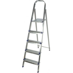 Σκάλα μεταλλική γαλβανιζέ 4+1 σκαλιά Steel Profal 207401