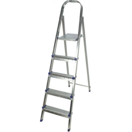 Σκάλα μεταλλική γαλβανιζέ 4+1 σκαλιά Steel Profal 207401