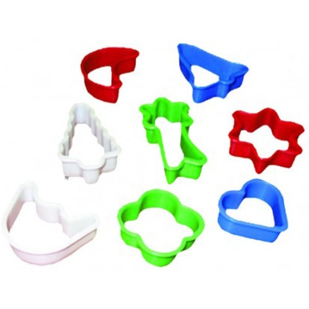 Κουπάτ πλαστικά σετ 8 τεμαχίων   Χριστούγεννα   V11161