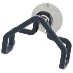 Θήκη για σφουγγάρι κουζίνας πλαστική ανθρακί 8x4x6εκ Svim 001050