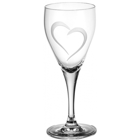 Ποτήρι νερού γάμου Καρδιά 20.5εκ Γ20