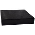 Κουτί μεταλλικό μαύρο 25x25x4.3εκ Virojanglor 024201