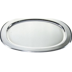 Πιατέλα inox 18/10 οβάλ 36Χ25εκ Skamagas 50/300