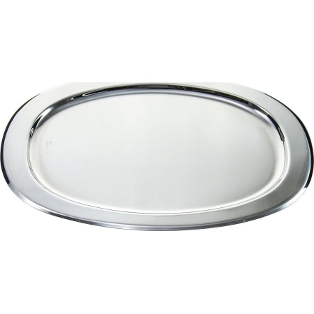 Πιατέλα inox 18/10 οβάλ 41Χ28εκ Skamagas 50/301