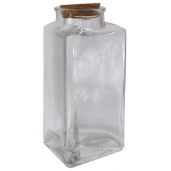 Βάζο αποθήκευσης γυάλινο διάφανο 9.5x8.5x17εκ Pol 4112014