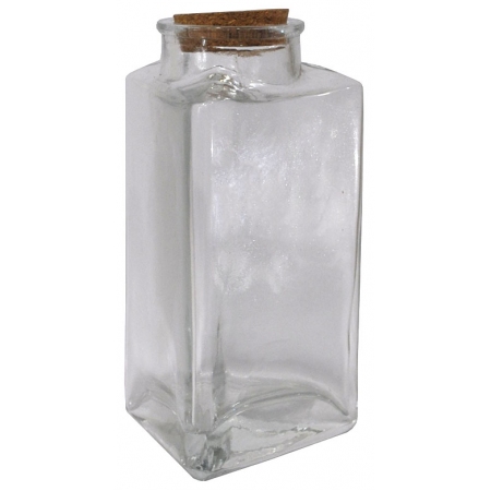 Βάζο αποθήκευσης γυάλινο διάφανο 9.5x8.5x17εκ Pol 4112014