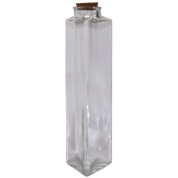 Βάζο αποθήκευσης γυάλινο διάφανο 9.5x8.5x33.5εκ Pol 4112016